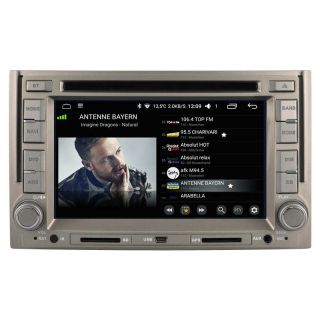 Hyundai H-1 Travel/Cargo (ab 2007) Android Radio mit Rückfahrkamera CarPlay DAB+-1