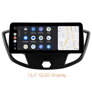 Android Radio zum Nachrüsten für Ford Transit MK8 (2014–2018) – 10,88" oder 12,3" QLED Display mit DAB+, CarPlay, Android Auto, Bluetooth-Freisprecheinrichtung & Rückfahrkamera