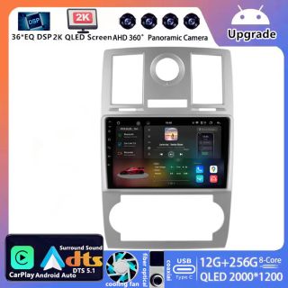 Für Chrysler 300C (2004–2011): 9 Zoll 2K QLED Android Radio mit DAB+ & CarPlay