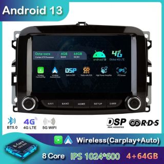 Fiat 500L (2012-2018) Android Radio mit GPS-Navi