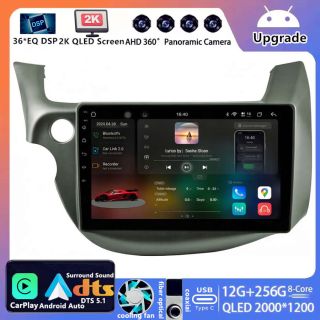 Honda Jazz 3 GE (2008–2015) Android Radio Nachrüsten CarPlay Android Auto DAB+ -1