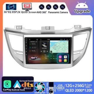 Hyundai Tucson 3 TL (2015–2018) Android Autoradio Upgrade mit DAB+ CarPlay Android Auto-1