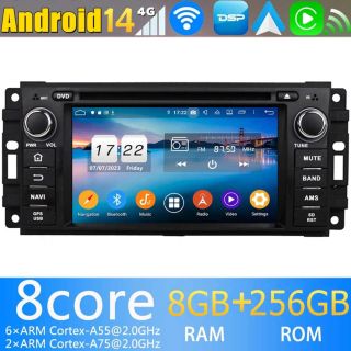 Chrysler 300C (2008-2011) Android Radio Nachrüsten mit GPS-Navi