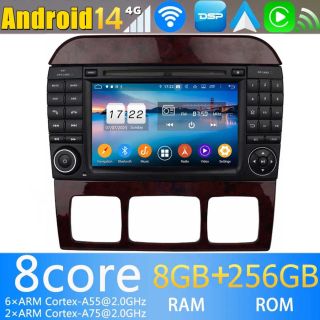 Mercedes S-Klasse W220 (1998-2006) Android Radio Nachrüsten mit Navi