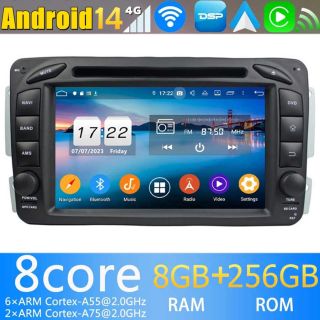 Mercedes CLK W208 (ab 1997) Android Radio Nachrüsten mit GPS-Navi