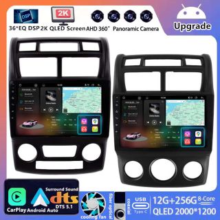 Kia Sportage 2 JE (2004–2010) Android Autoradio Upgrade mit DAB+ CarPlay Android Auto-1