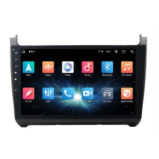 VW Polo 6R 6C (2010-2017) Android Radio Nachrüsten CarPlay DAB+ Rückfahrkamera-1