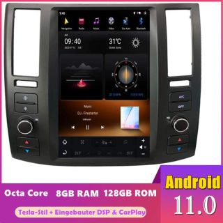 Infiniti FX35/FX45 (2003-2008) Tesla-Stil Android Radio Upgrade mit 12,1 Zoll Display