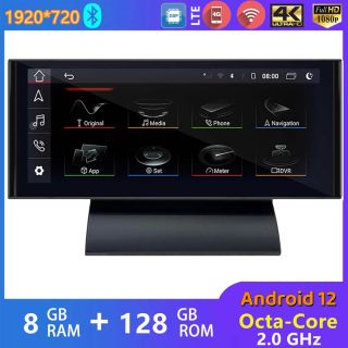 Audi A8 S8 D3 (2003-2009) Android Radio Upgrade – DAB+, CarPlay, Android Auto, 12,3" Display-1