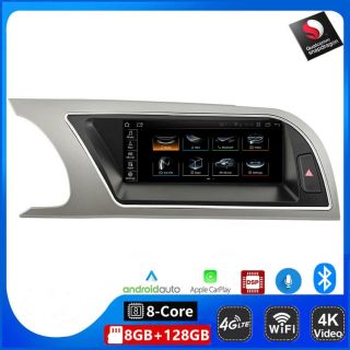 8,8" Android 15.0 Autoradio Multimedia Player mit GPS Navi Upgrade für Audi A5 8T (2008-2016)-1