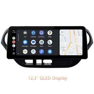 Android Radio zum Nachrüsten für Hyundai i10 II (IA/BA) (ab 2013) – 10,88" oder 12,3" QLED Display mit DAB+, CarPlay, Android Auto, Bluetooth-Freisprecheinrichtung & Rückfahrkamera