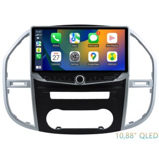 Android Radio zum Nachrüsten für Mercedes Vito W447 (2014–2020) – 10,88" oder 12,3" QLED Display mit DAB+, CarPlay, Android Auto, Bluetooth-Freisprecheinrichtung & Rückfahrkamera
