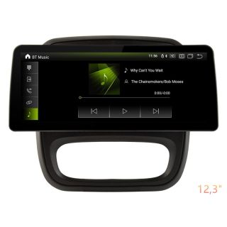 Android Radio zum Nachrüsten für Renault Trafic 3 (2014–2022) – 10,88" oder 12,3" QLED Display mit DAB+, CarPlay, Android Auto, Bluetooth-Freisprecheinrichtung & Rückfahrkamera