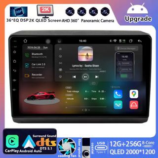 Für Citroën Jumper II (250) (2014–2024): 9 Zoll 2K QLED Android Radio mit DAB+ & CarPlay
