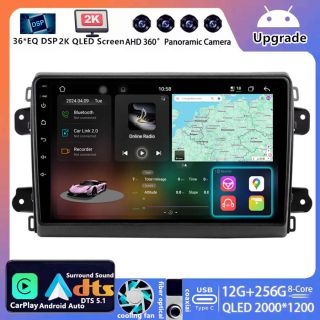 Für Citroën Jumper II (250) (2014–2024): 9 Zoll 2K QLED Android Radio mit DAB+ & CarPlay