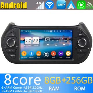 Fiat Qubo 225 (2008-2016) Android Radio Nachrüsten mit GPS-Navi