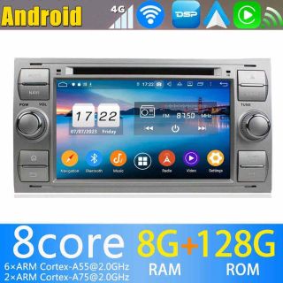 Ford C-Max I (2003-2010) Android Autoradio Nachrüsten mit DAB+ Android Auto CarPlay-1