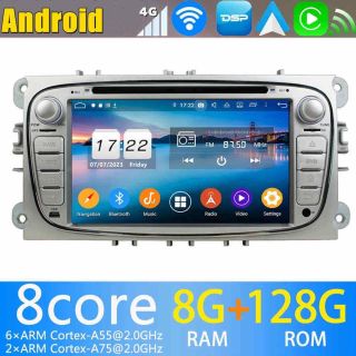 Ford C-Max I (2008-2010) Android Autoradio Nachrüsten mit DAB+ Android Auto CarPlay-1