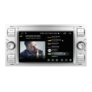 Ford Fiesta MK6 (ab 2005) Android Radio Upgrade mit DAB+ Android Auto CarPlay Rückfahrkamera-1