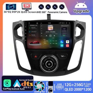 Ford Focus MK3 (ab 2011) Android Autoradio Upgrade mit DAB+ CarPlay Android Auto-1