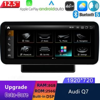 Audi Q7 4L (2005-2015) Android Autoradio Upgrade Android Auto CarPlay 12,5 Zoll HD Display-1