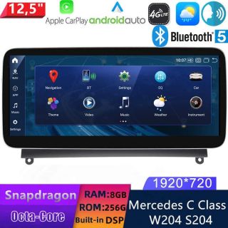 Mercedes C-Klasse W204 (2007-2011) NTG 4.0 Android Radio Nachrüsten mit 14,6 Zoll 4K Display