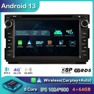 Kia Venga (ab 2009) Android Radio mit Rückfahrkamera CarPlay DAB+-1