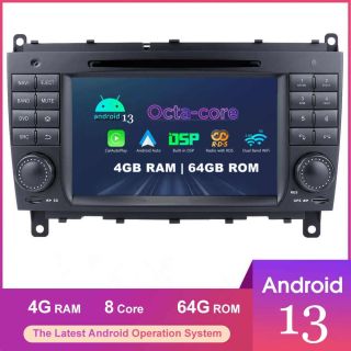 Mercedes CLK C209 (2005-2012) Android Radio Upgrade mit DAB+ CarPlay Android Auto-1