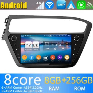 Hyundai i20 II GB (2018-2021) Android Radio Nachrüsten mit GPS-Navigation