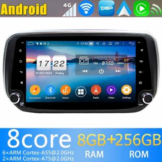 Hyundai Santa Fe 4 TM (2018-2024) Android Radio Nachrüsten DAB+ CarPlay Android Auto-1