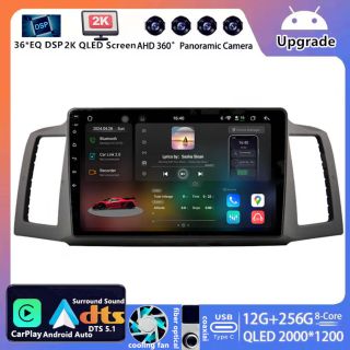 Jeep Grand Cherokee WH (2005–2007) Android Autoradio Upgrade mit DAB+ CarPlay Android Auto-1