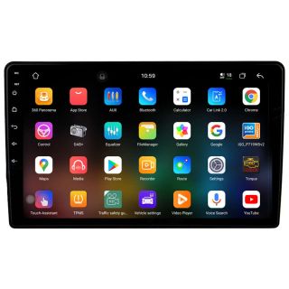 Für Jeep Wrangler JK (2011–2018): 10,1 Zoll 2K QLED Android Radio mit DAB+ & CarPlay