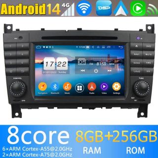 Mercedes CLK W209 (2005-2011) Android Radio Nachrüsten mit GPS-Navi