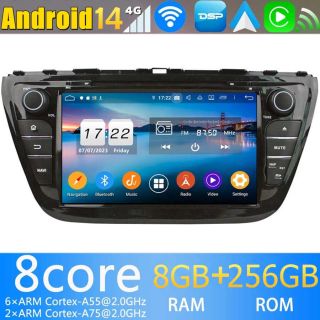 Suzuki SX4 S-Cross (2013-2017) Android Radio Nachrüsten mit GPS-Navi