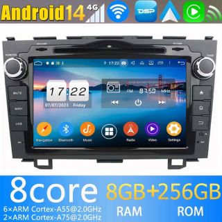 Honda CR-V 3 (RE) (ab 2006) Android Radio Nachrüsten mit GPS-Navi