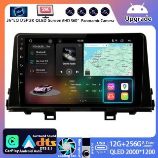 Kia Picanto JA (2017–2023) Android Autoradio Upgrade mit DAB+ CarPlay Android Auto-1