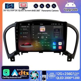 Nissan Juke F15 (2010–2014) Android Autoradio Upgrade mit DAB+ CarPlay Android Auto-1