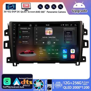Nissan NP300 Navara D23 (2015–2021) Android Autoradio Upgrade mit 2K QLED Display