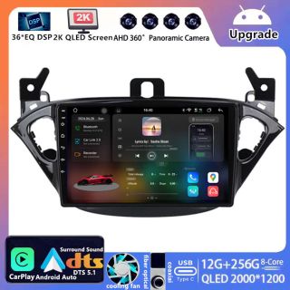 Opel Corsa E (2015–2019) Android Autoradio Upgrade mit DAB+ CarPlay Android Auto-1