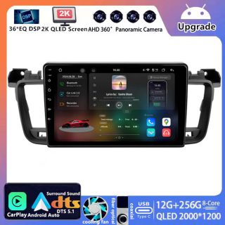 Peugeot 508 SW (2010–2018) Android Autoradio Upgrade mit DAB+ CarPlay Android Auto-1