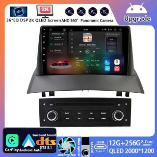 Renault Megane 2 (2003–2009) Android Autoradio Upgrade mit DAB+ CarPlay Android Auto-1