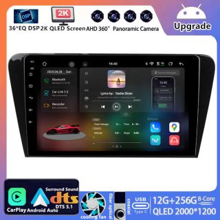 Skoda Octavia 3 5E (2013–2019) Android Autoradio Upgrade mit 2K QLED Display