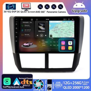 Für Subaru Impreza WRX (GR) (2008–2014): 9 Zoll 2K QLED Android Radio mit DAB+ & CarPlay