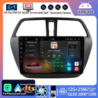 Suzuki SX4 S-Cross (2013–2016) Android Autoradio Upgrade mit DAB+ CarPlay Android Auto-1
