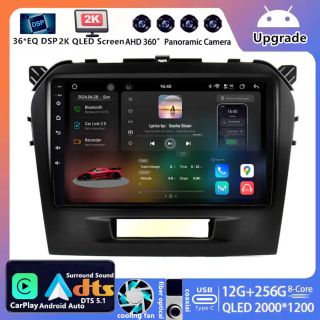 Für Suzuki Vitara 2 (LY) (2015–2024): 9 Zoll 2K QLED Android Radio mit DAB+ & CarPlay