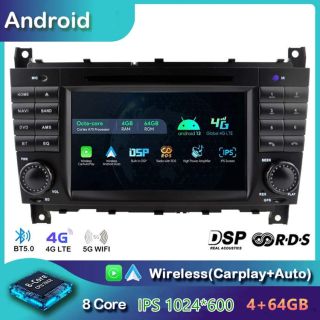 Mercedes CLK W209 (2004-2011) Android Radio mit GPS-Navi