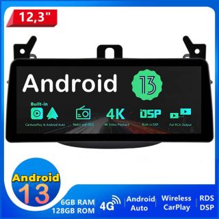 Opel Corsa E (ab 2015) Android Radio mit Rückfahrkamera CarPlay DAB+ 12,3" QLED Display-1