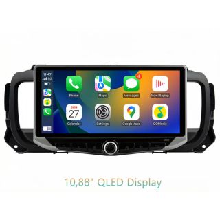 Android Radio zum Nachrüsten für Opel Vivaro C (ab 2019) – 10,88" oder 12,3" QLED Display mit DAB+, CarPlay, Android Auto, Bluetooth-Freisprecheinrichtung & Rückfahrkamera