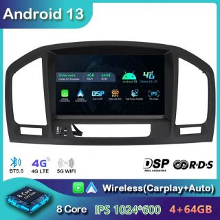Opel Insignia A (2007-2013) Android Radio mit Rückfahrkamera CarPlay DAB+ QLED Display-1