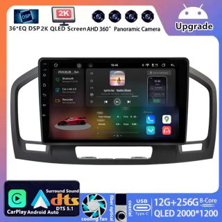 Opel Insignia A (2009–2013) Android Autoradio Upgrade mit DAB+ CarPlay Android Auto-1